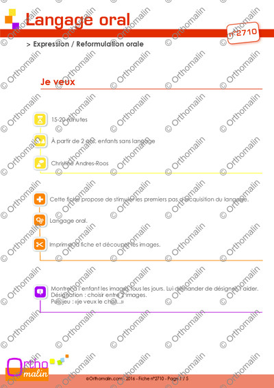 Page 1 de la fiche