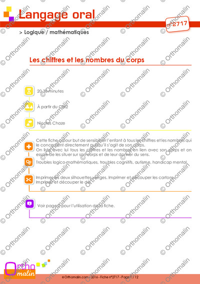 Page 1 de la fiche