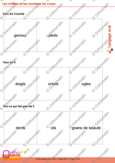 Page 11 de la fiche