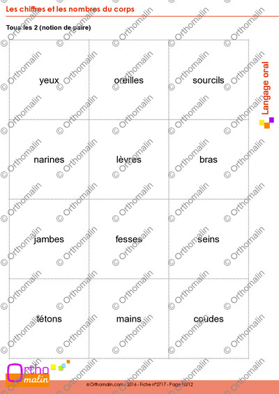 Page 10 de la fiche