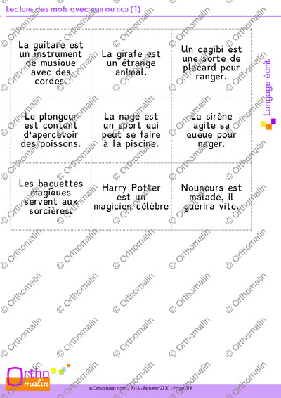 Page 5 de la fiche
