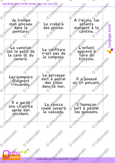 Page 5 de la fiche