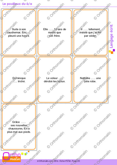 Page 3 de la fiche