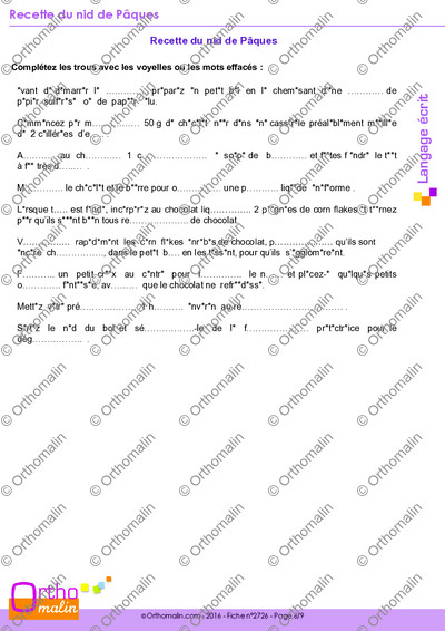 Page 6 de la fiche