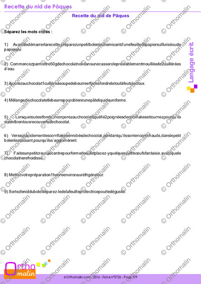 Page 9 de la fiche