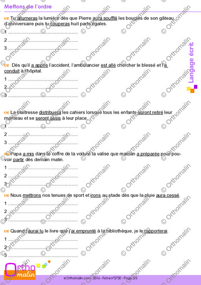 Page 3 de la fiche