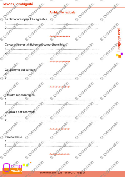 Page 4 de la fiche