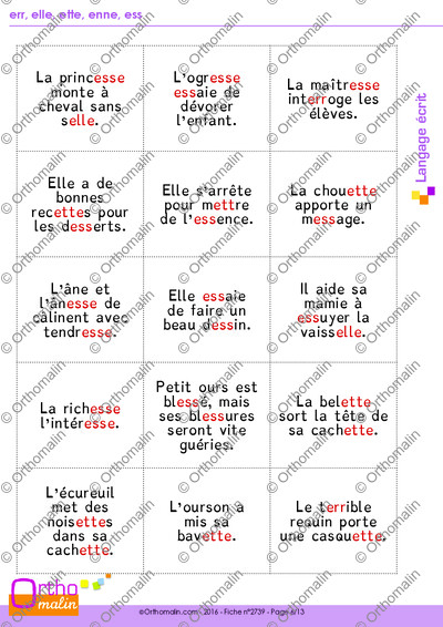 Page 6 de la fiche