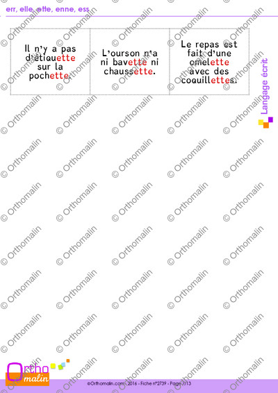 Page 7 de la fiche