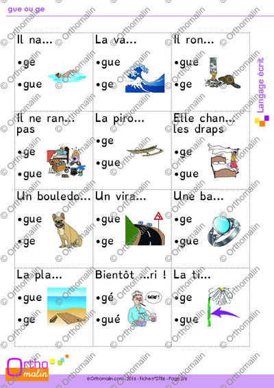 Page 2 de la fiche