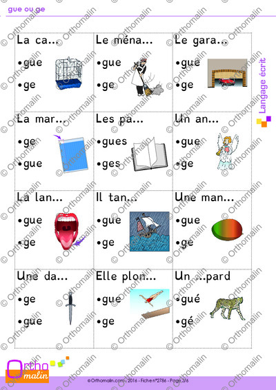 Page 3 de la fiche