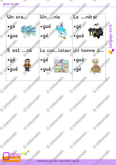 Page 6 de la fiche