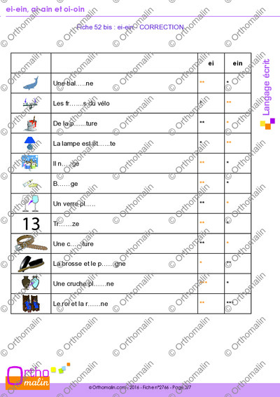Page 3 de la fiche