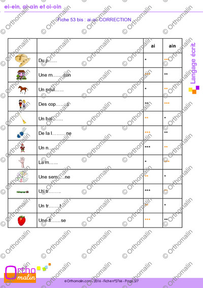 Page 5 de la fiche