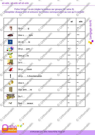 Page 6 de la fiche