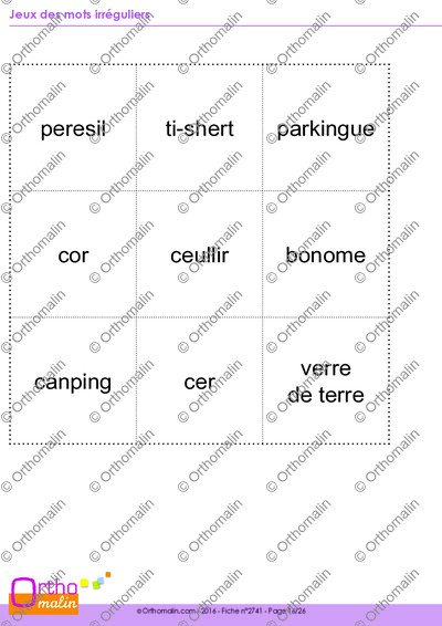 Page 16 de la fiche