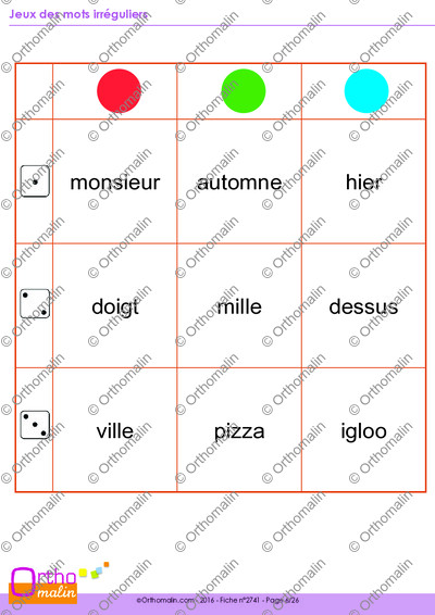 Page 6 de la fiche