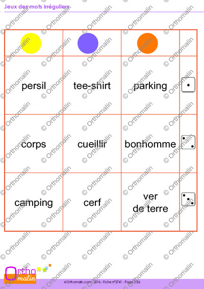 Page 7 de la fiche