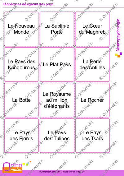 Page 5 de la fiche