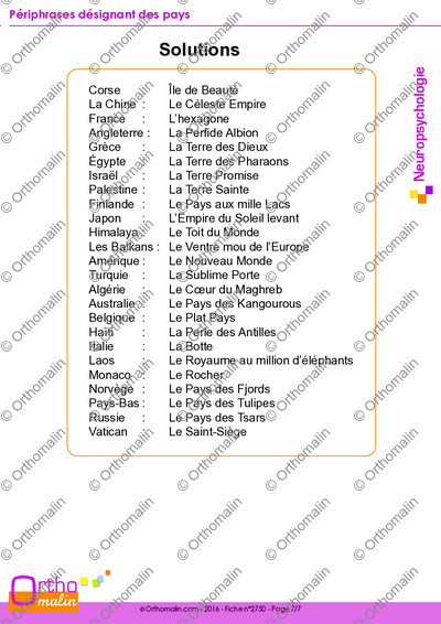 Page 7 de la fiche