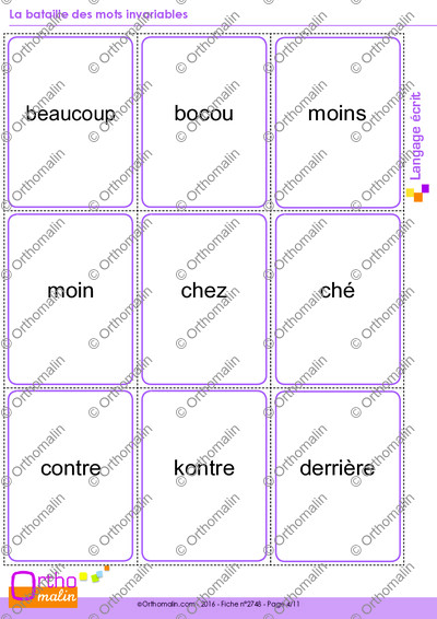 Page 4 de la fiche