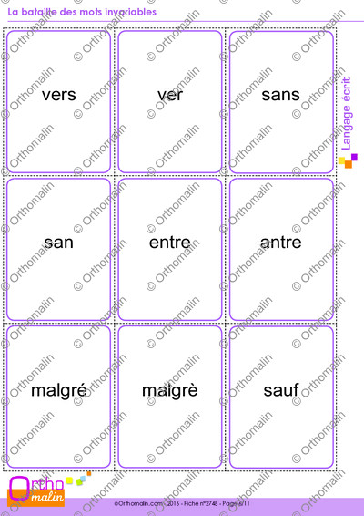 Page 6 de la fiche