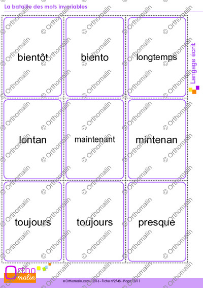 Page 10 de la fiche