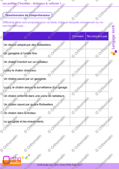 Page 13 de la fiche