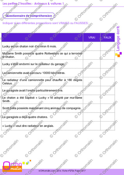 Page 14 de la fiche