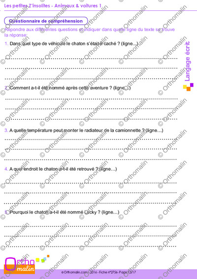 Page 15 de la fiche