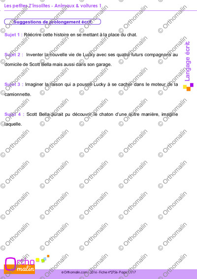 Page 17 de la fiche