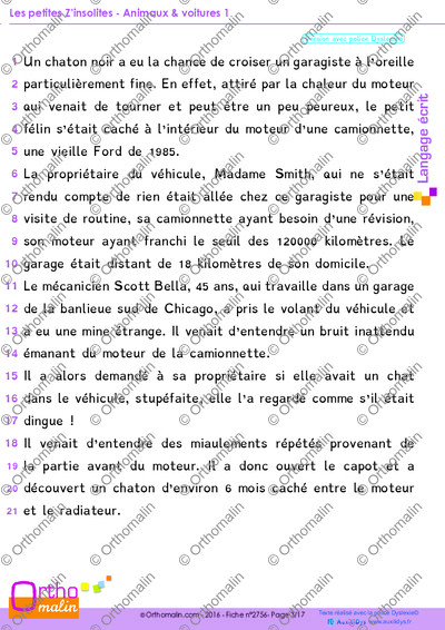 Page 3 de la fiche