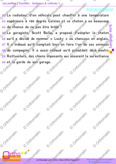 Page 4 de la fiche