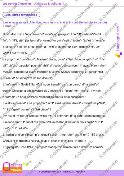 Page 6 de la fiche