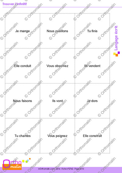 Page 8 de la fiche