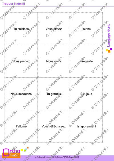 Page 10 de la fiche