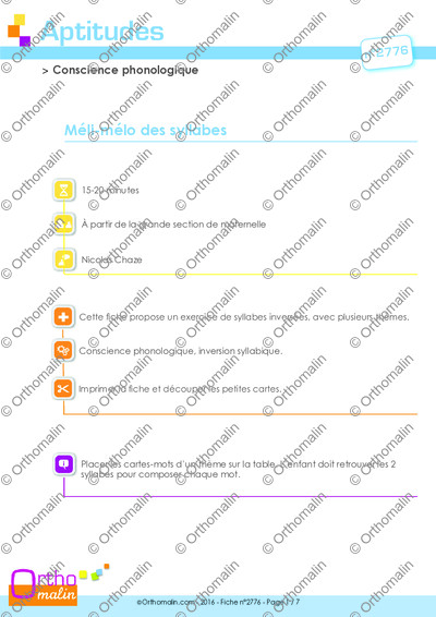 Page 1 de la fiche