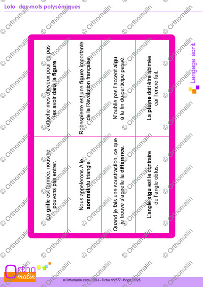 Page 19 de la fiche