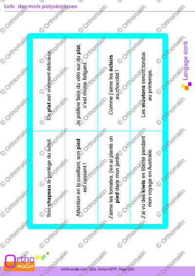 Page 3 de la fiche