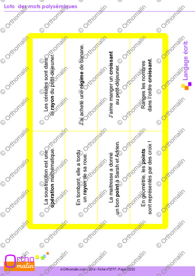 Page 22 de la fiche