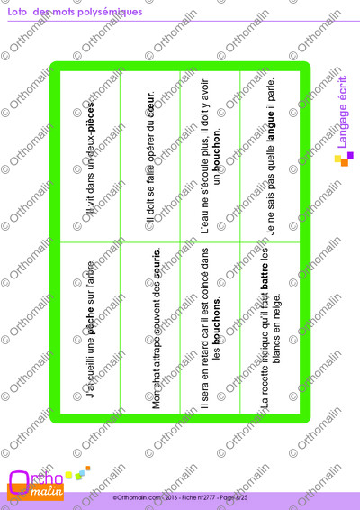 Page 6 de la fiche