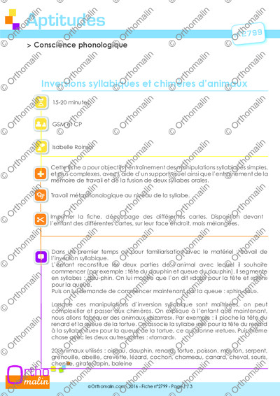 Page 1 de la fiche