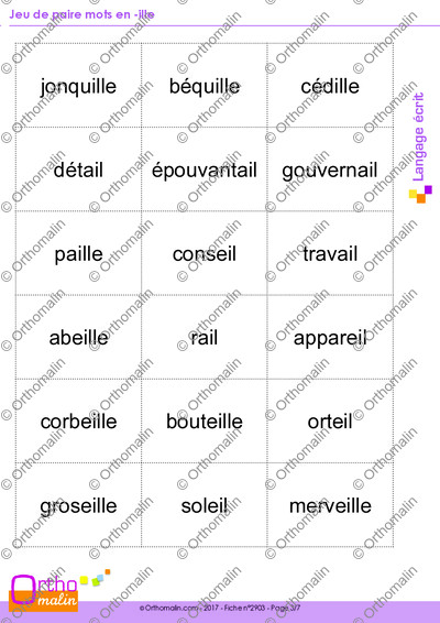 Page 3 de la fiche