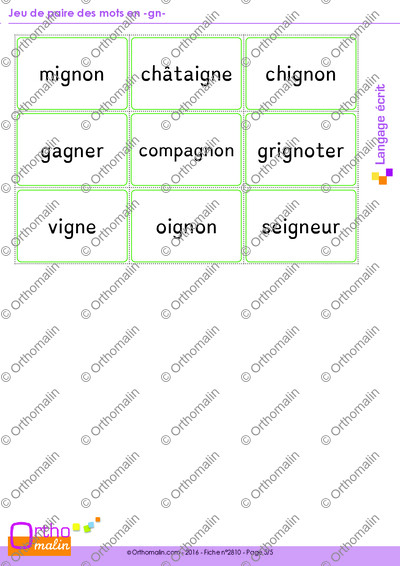 Page 5 de la fiche