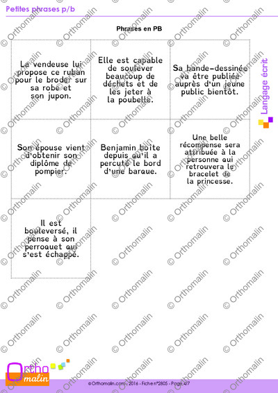 Page 4 de la fiche