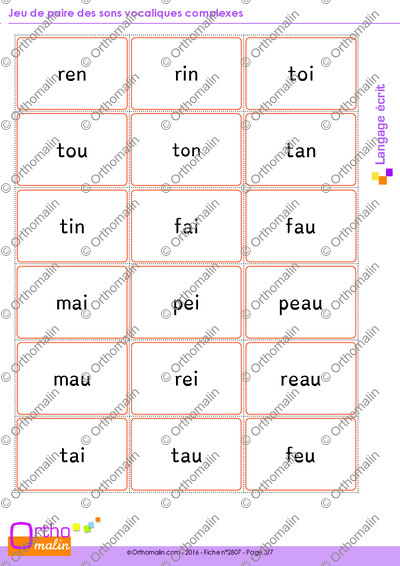 Page 3 de la fiche