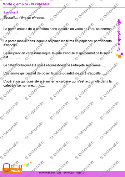 Page 13 de la fiche