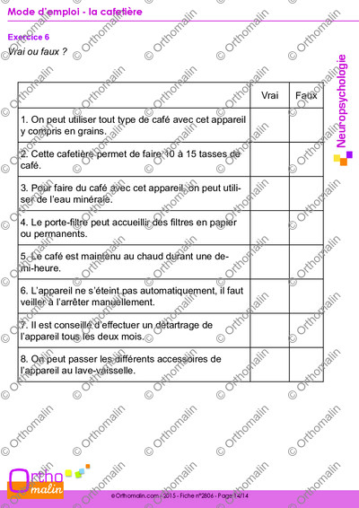 Page 14 de la fiche