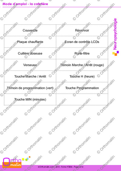 Page 3 de la fiche