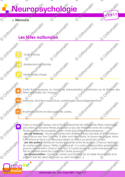 Page 1 de la fiche